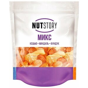 Nut Story, микс ореховый из кешью, миндаль, фундук, 150