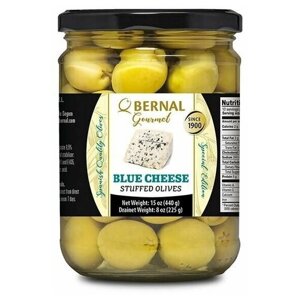 Оливки Bernal фаршированные сыром, Премиум, Испания, 436г