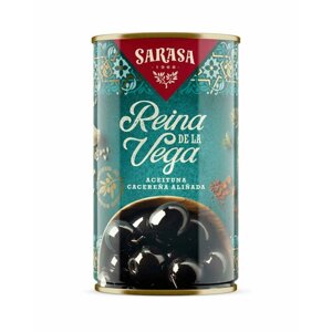 Оливки черные с косточкой "Реина де ла Вега"сараса» 370 мл