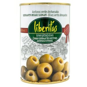 Оливки "Liberitas" зелёные б/к 425 г