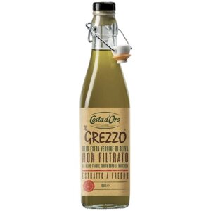 Оливковое масло Costa d'Oro il Grezzo Extra Virgin нерафинированное, нефильтрованное, 500 мл