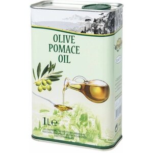 Оливковое масло для жарки Olive Pomace, холодного отжима, 1 л