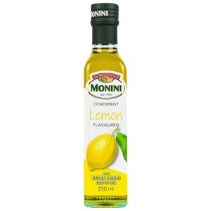 Оливковое масло Monini Extra Virgin Лимон нерафинированное высшего качества первого холодного отжима Экстра Вирджин, 0,25 л