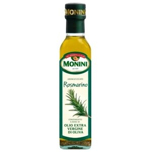 Оливковое масло Monini Extra Virgin Розмарин нерафинированное высшего качества первого холодного отжима Экстра Вирджин, 0,25 л