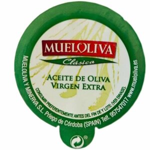 Оливковое масло MUELOLIVA CLASICA Extra Virgin 10 мл. (10 шт. В уп.) Испания.