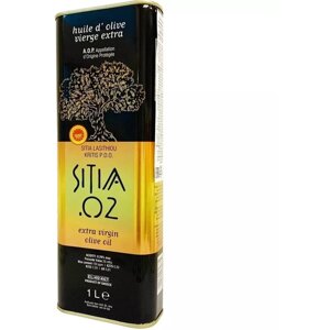 Оливковое масло P. D. O. Sitia 02 extra virgin, о. Крит, жестяная банка, 1л