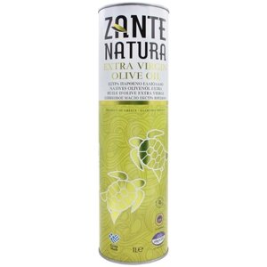 Оливковое масло ZANTE NATURA высшего качества Extra Virgin, кислотность 0,5%ж/б 1 л мл, Греция