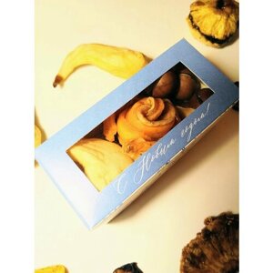 OREHERZ Подарочный набор из орехов и сухофруктов "Новогодний снег"подарок от Деда Мороза / отборные орехи