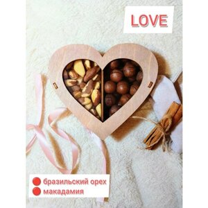 OREHERZ Подарочный набор орехов "LOVE"