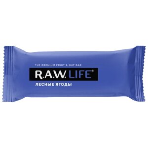 Ореховый батончик R. A. W. LIFE без сахара Лесные ягоды