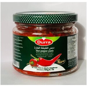 Острая перцовая паста чили, Durra, 300 грамм