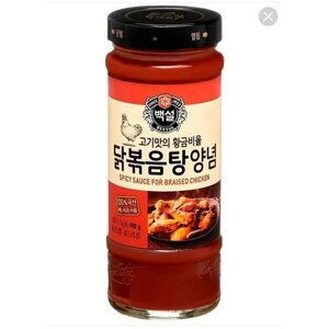 Острый соус для тушеной курицы Пэксуль Spicy sauce Braised Chicken, Корея, 500 г.