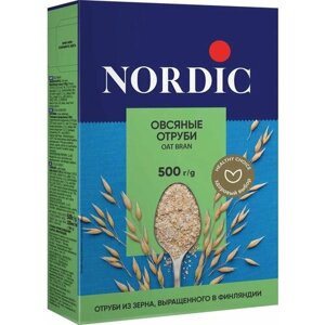 Отруби овсяные 3 шт по 500 г Nordic