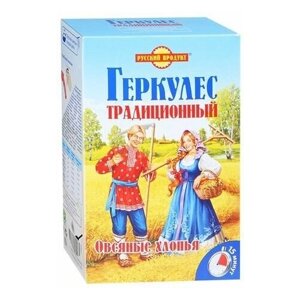 Овсяные хлопья русский продукт Геркулес Традиционный, 500 г, 3 упаковки