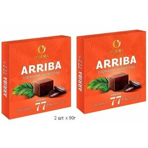 OZera, Озера, горький шоколад Arriba, содержание какао 77,7%2 штуки по 90г