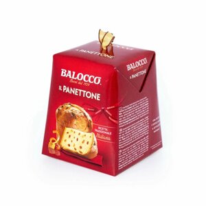 Панеттоне мини с изюмом и цукатами, рождественский кекс из Милана, BALOCCO, 0,100 кг (карт/кор)