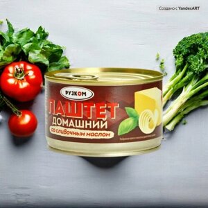 Паштет домашний со сливочным маслом "Рузком"ТУ 230 гр. 6 шт.