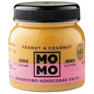 Паста арахисово-кокосовая без сахара PEANUT&COCONUT момо 250 г