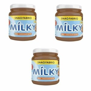 Паста шоколадно-молочная с хрустящими шариками Milky без сахара, 250г (3 шт)