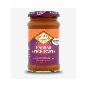 Паста смесь специй Мадрас для мариновки (Madras spice pasta) Patak's Патакс 283г