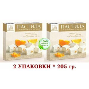 Пастила С апельсиновой корочкой Коломчаночка (Коломна) 2 уп. 205 гр.