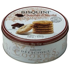 Печенье Bisquini сдобное, 150 г, сливки
