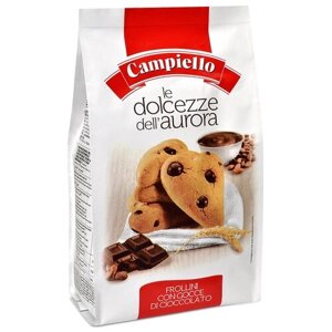 Печенье Campiello Frollini песочное, 350 г, шоколад