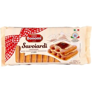 Печенье Forno Bonomi Савоярди Ladyfingers сахарное для тирамису, 200 г