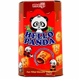 Печенье Meiji Hello Panda с шоколадной начинкой 45 гр. 10 шт Импорт Индонезия