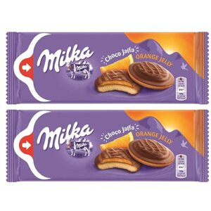 Печенье Milka Jaffa Orange/Милка Джафа Апельсин 147гр 2шт