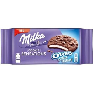 Печенье Milka Шоколадная Сенсация Орео 156 грамм Упаковка 12 шт
