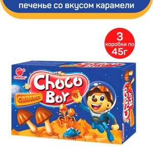 Печенье Orion Choco Boy Карамель, 3 шт по 45 г