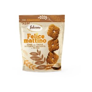 Печенье сдобное Falcone "Felice Mattino" из цельнозерновой муки, 500 г, Италия