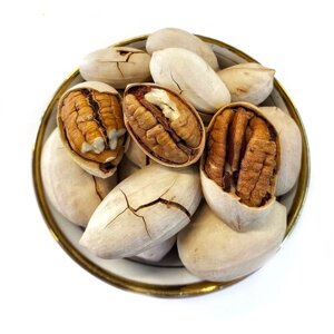Пекан орех неочищенный , свежий урожай отборного и вкусного ореха "IZABELLA" 1000гр