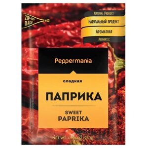 Peppermania пряность Паприка сладкая молотая, 25 г, пакет