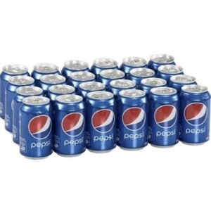Pepsi, 0.3 л, 24 шт, банка, газированный напиток Пепси, жб