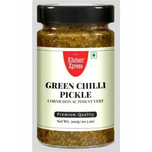 Пикули соус с зеленым перцем чили (Green chilli Pickle) 300г