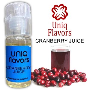 Пищевой ароматизатор (концентрированный) Cranberry Juice (Uniq Flavors) 10мл