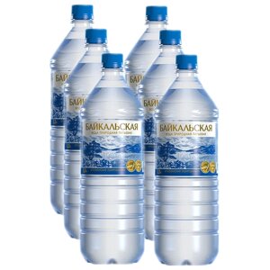 Питьевая вода «Байкальская» газ., ПЭТ, 6 шт. по 1,5 л