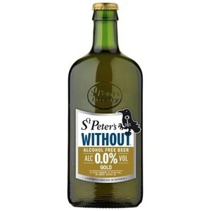 Пиво St. Peter's Without Gold светлое безалкогольное, 0.5л 10 шт