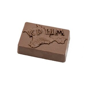 Подарочная шоколадная фигура Frade/Фраде - Крым (вес-100г) (темный)