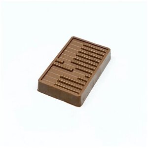 Подарочная шоколадная фигура Frade/Фраде - Счёты (вес-130г) (молочный)