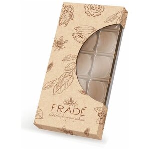Подарочная шоколадная плитка Фраде c окном (Цветок какао)