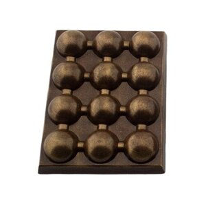 Подарочная шоколадная плитка Frade/Фраде - Массажка Двойная (вес-61г) (темный)