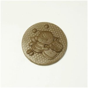 Подарочная шоколадная плитка Frade/Фраде - Медаль Пчелка (вес-70г) (молочный)
