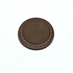 Подарочная шоколадная плитка Frade/Фраде - Медаль под вставку - римская (вес-40г) (темный)