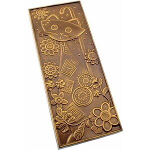 Подарочная шоколадная плитка Frade/Фраде - Плитка Длинная Котенок (вес-106г) (молочный)