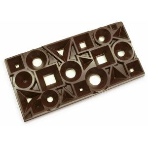 Подарочная шоколадная плитка Frade/Фраде - Плитка Насквозь Разные (вес-106г) (молочный)