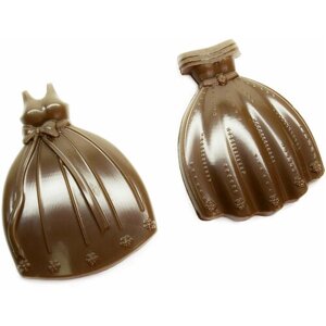 Подарочная шоколадная плитка Frade/Фраде - Вечерние платья (вес-50г+50г) (молочный)
