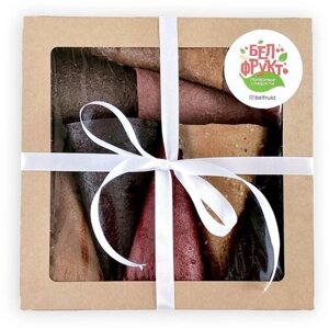 Подарочный набор Белфрукт, размер "M" 8 вкусов фруктовой и ягодной пастилы, полезный подарок на Новый год, на праздник и день рождения